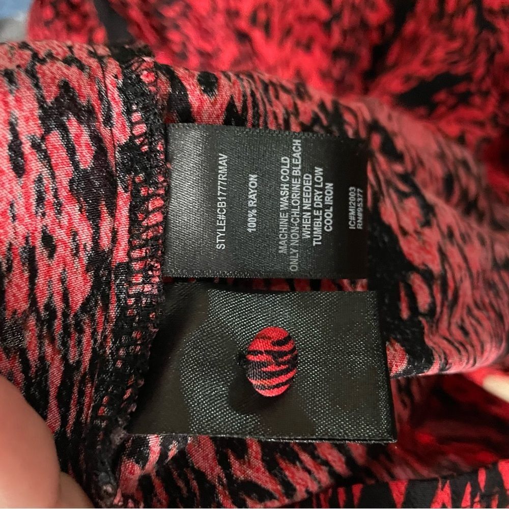 Sanctuary Patterned Button Long Sleeve Blouse - image 4